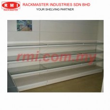 Hyper Gondola with Glass Shelf